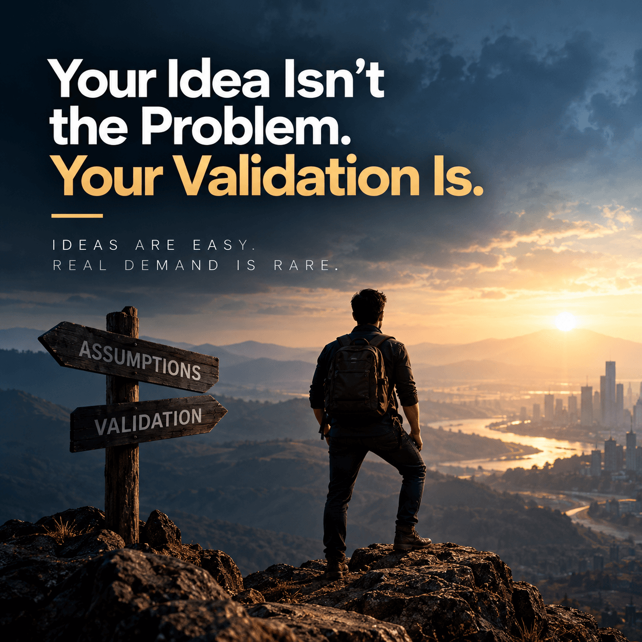 Your Idea Isn’t the Problem. Your Validation Is.