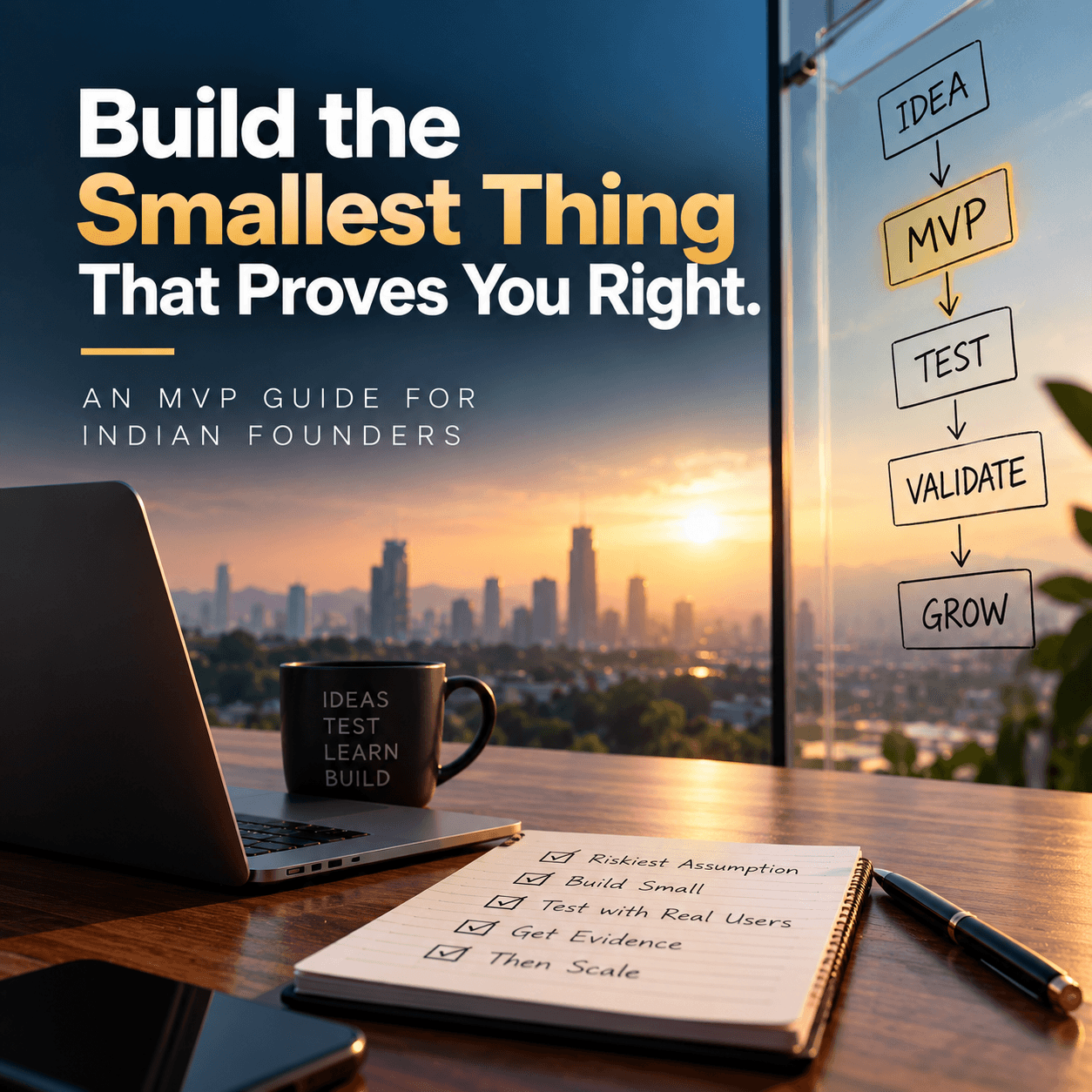 Build the Smallest Thing That Proves You Right: An MVP Guide for Indian Founders