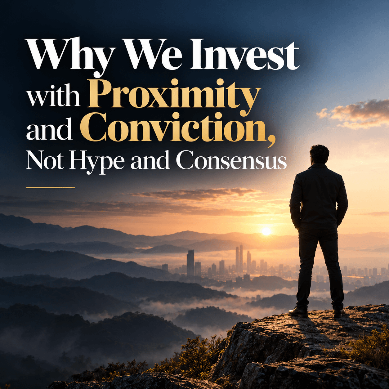 Why We Invest with Proximity and Conviction, Not Hype and Consensus