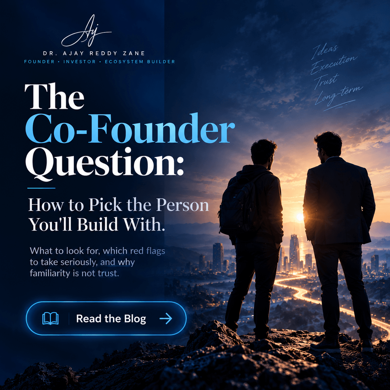 The Co-Founder Question: How to Pick the Person You'll Build With